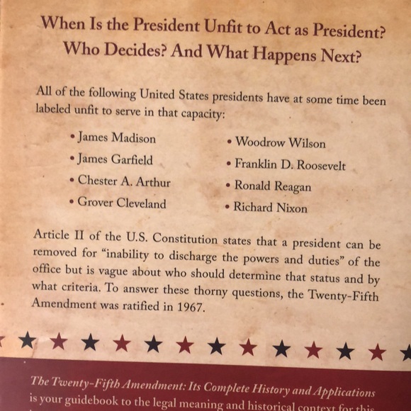 “The 25th Amendment” 3rd Edition by John D. Feerick - Picture 7 of 14